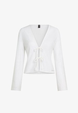 KARL LAGERFELD, SIGNATURE CROCHET SHEER BEACH - Accessoire de plage - cannoli cream