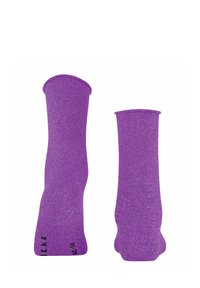 FALKE SHINY - Socken - pink iris