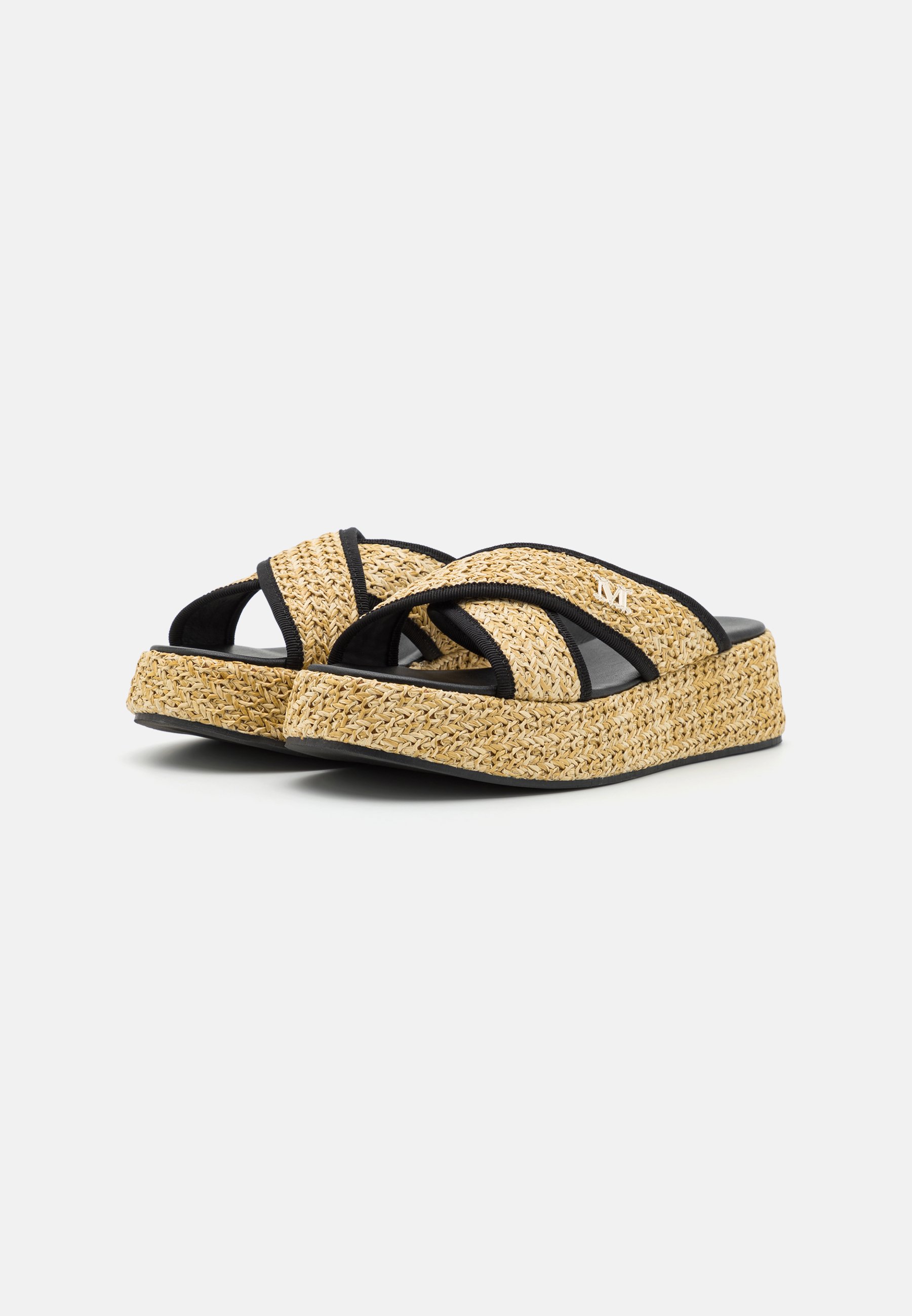 MAXMARA イレキュラフレムサンクラス MM0019D 28B Beżowy kapelusz Weekend Max Mara 8054146971146 - Kapelusze