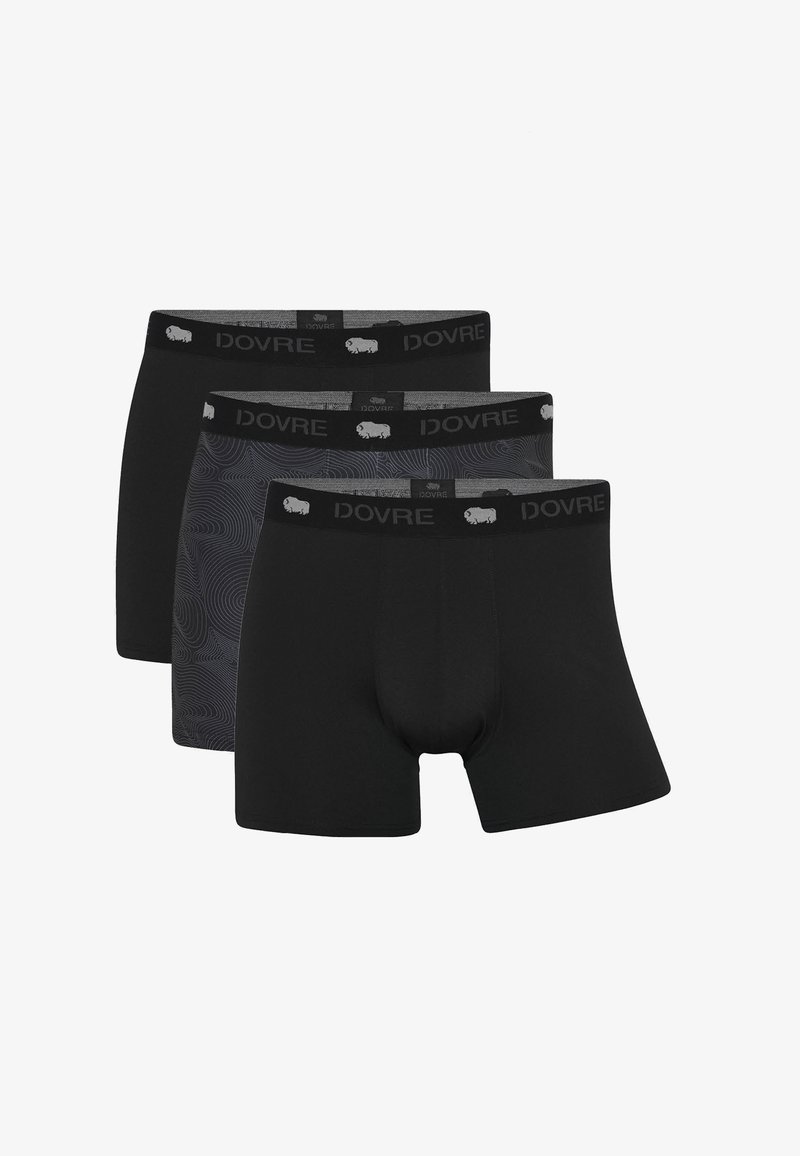 Dovre 3 PACK - Trunks - black