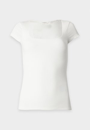 Gina Tricot, SHORT SLEEVE  - Základné tričko - white