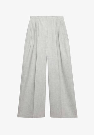 Marks & Spencer, PLEAT FRONT WIDE LEG PALAZZO TROUSERS. - Broek - grey