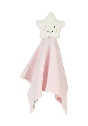 Sterntaler, SCHMUSETUCH S HIMMELSKÖRPER MIT STERN UND GESTICKTEM GESICHT UNISEX - Soother - rosa