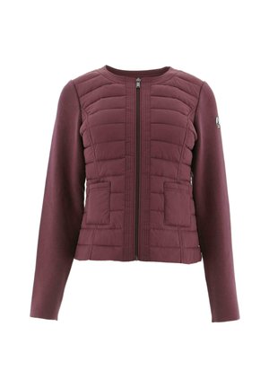 ALMERIA - Veste en jean - bordeaux