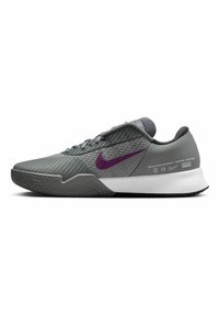 AIR ZOOM VAPOR PRO 2 - Clay court tennis shoes - smoke grey sangria dk smoke grey black