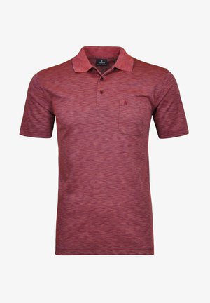 MIT FLAMM-OPTIK - Polo shirt - blau rot