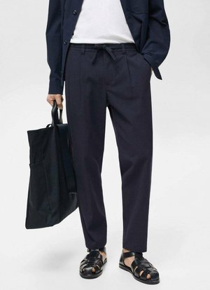 Mango Trousers - night blue