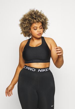 Under Armour CROSSBACK MID BRA - Sports-BH-er med medium støtte - black