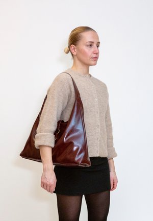HVISK, LOLA RAW STRUCTURE HARDWARE - Τσάντα χειρός - deep burgundy