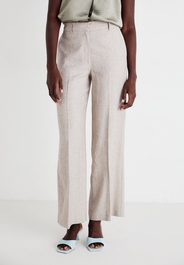 SLFMARGO TARA WIDE PANT - Trousers - sepia tint