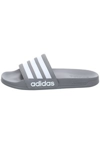 ADILETTE SHOWER - Sandales de bain - grethr ftwwht grethr