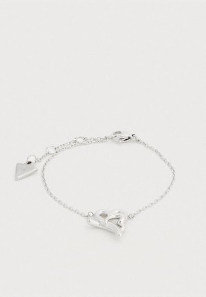 EMBRACED HEARTS - Bracelet - silver-coloured