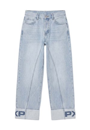 Project X Paris, JEAN À OURLETS CLASSY - Baggy Jeans - bleu denim clair