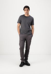 TOM TAILOR DOUBLEPACK T-SHIRTS - T-shirt basique - grey mint