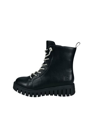 Botines de cuña - schwarz
