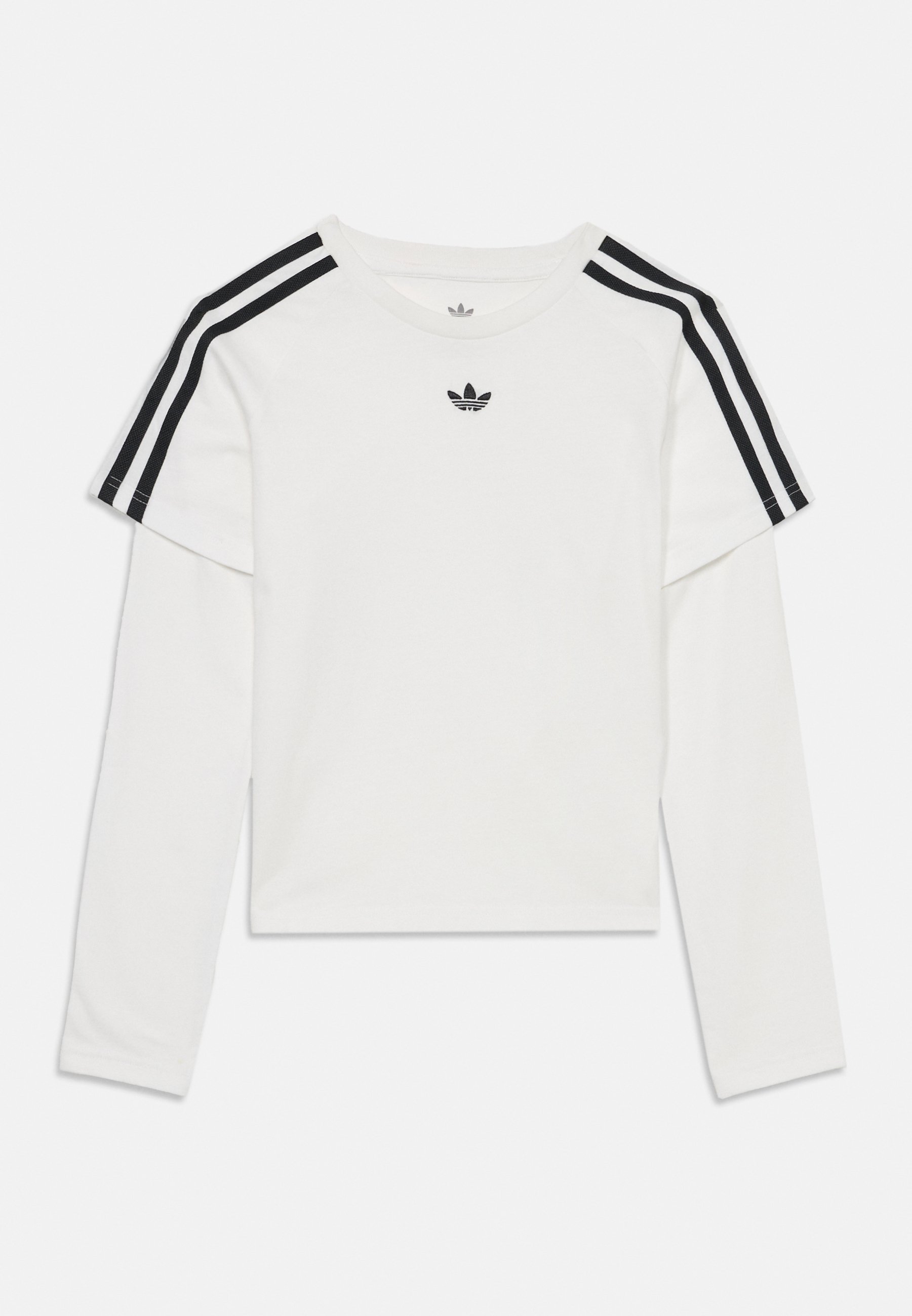 adidas Originals LONG SLEEVE TEE Long sleeved top white/black