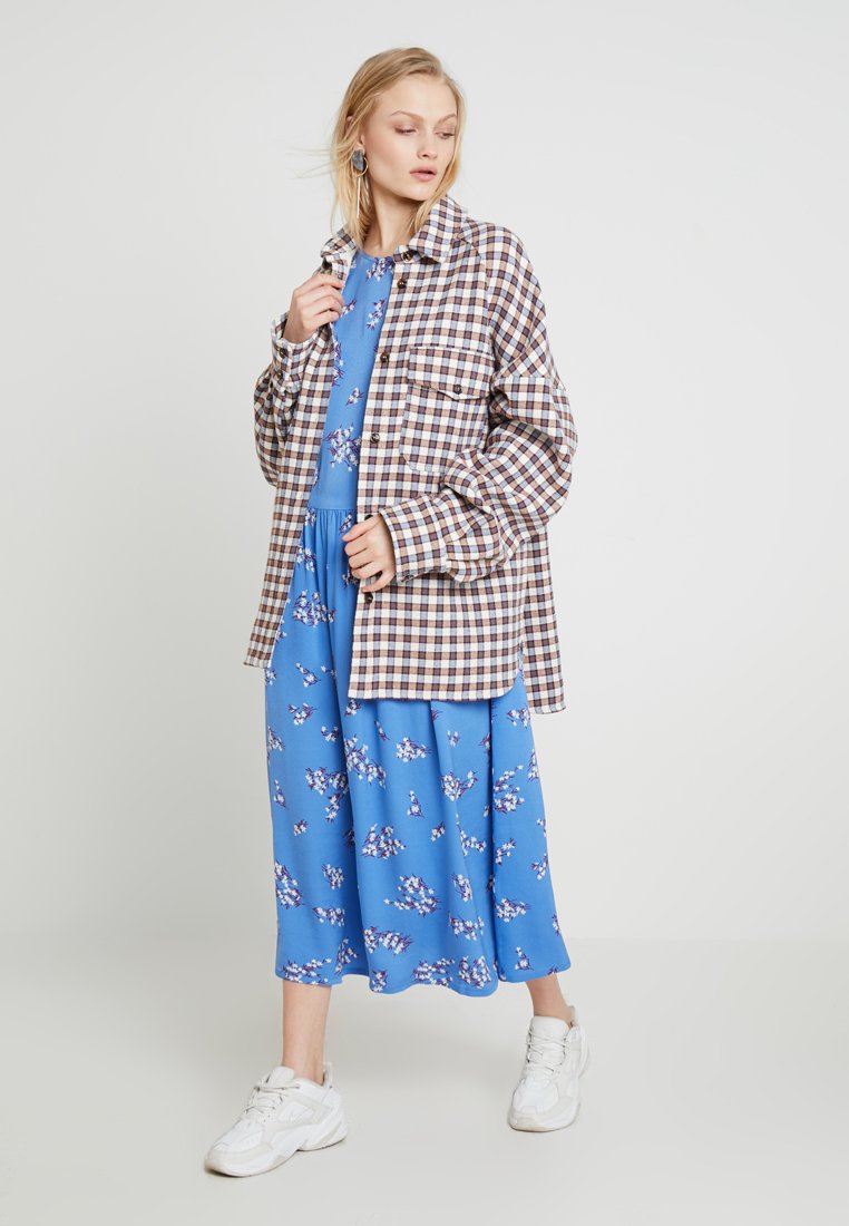 Samsøe Samsøe RAMA DRESS Maxiklänning blue breeze Samsøe Samsøe RAMA DRESS Maxiklänning blue breeze