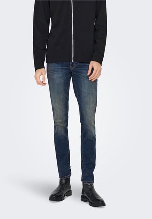 Slim fit -farkut - dark blue denim