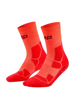 RUN ULTRALIGHT MID CUT 4.0 - Calze sportive - neon coral red