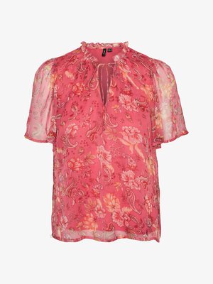 Vero Moda VMSILO - Bluza - pink yarrow/silo
