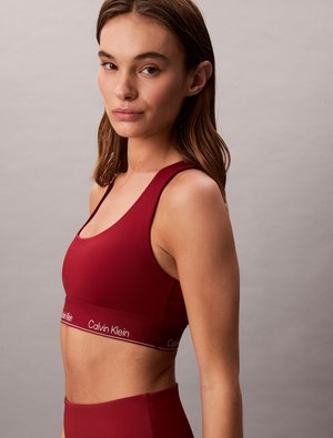 MODERN SUPPORT BRA - Reggiseno sportivo con sostegno medio - fall berry