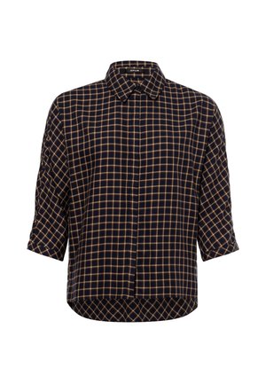 OPUS Overhemdblouse - marine braun