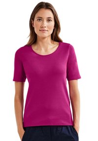 Cecil IN UNIFARBE - T-shirt basic - pink
