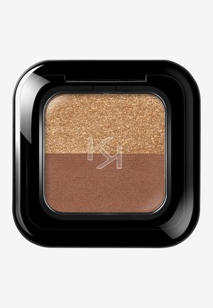 KIKO Milano BRIGHT DUO EYESHADOW - Fard à paupières - 5 deep gold/satin chocolate