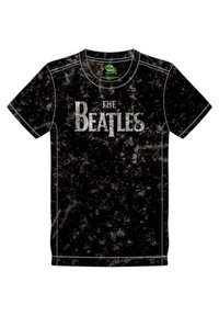 Paradiso Clothing THE BEATLES DROP T BAND LOGO SNOW WASH - Print T-shirt - black