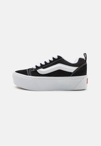 Vans - KNU STACK - Skeitborda apavi - black/true white Miniatūras attēls 1