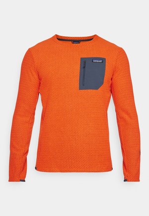 Patagonia AIR CREW - Fleece jumper - pollinator orange