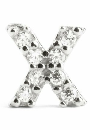 LETTER SPARKS - Pendiente individual - letra x plata