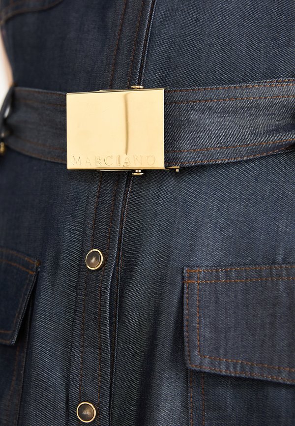 CARLA LONG DRESS - Denim dress2