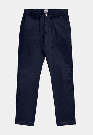 ALTONADOCK, PANTALÓN LIGERO CON CORDÓN BEIGE - Pantalones - azul marino