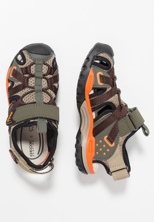 BOREALIS - Trekkingsandale - military/orange