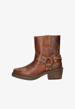 Nelson Cowboy-/Bikerlaarsjes - cognac