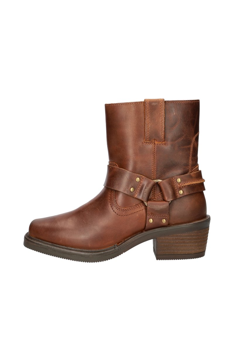 Nelson Cowboy-/Bikerlaarsjes - cognac