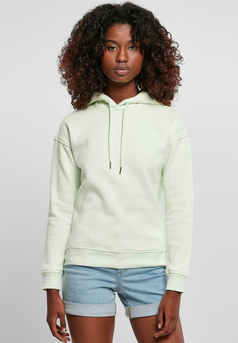 Urban Classics - LADIES HOODY - Džemperis su gobtuvu - lightmint, Padidinti