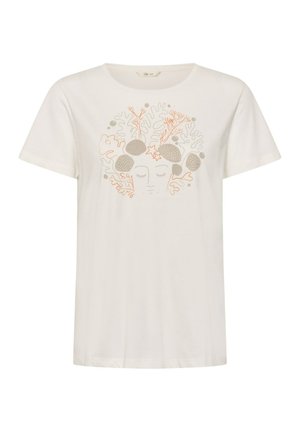 Cream, CRSUNNIA T-SHIRT - Camiseta estampada - orange coral hair