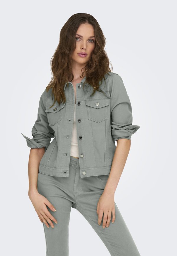 ONLTIA COLORED JACKET - Denim jacket - wrought iron