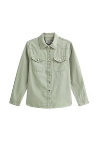 New Look OVERSIZED TWILL - Button-down blouse - khaki