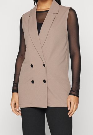 Vest - brown