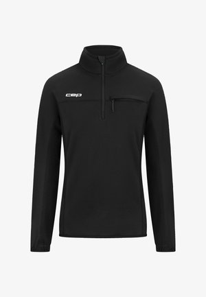 CEP, CORE RUN THERMAL LONG SLEEVE ZIP SHIRT - Longsleeve - black