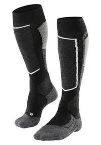 FALKE INTERMEDIATE - Kniestrümpfe - black mix