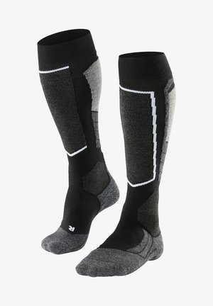 FALKE INTERMEDIATE - Kniestrümpfe - black mix