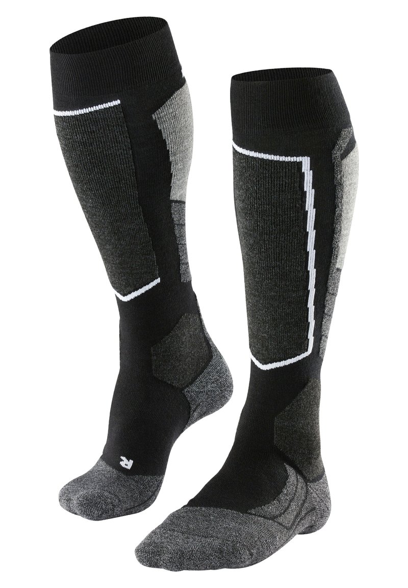 FALKE INTERMEDIATE - Kniestrümpfe - black mix