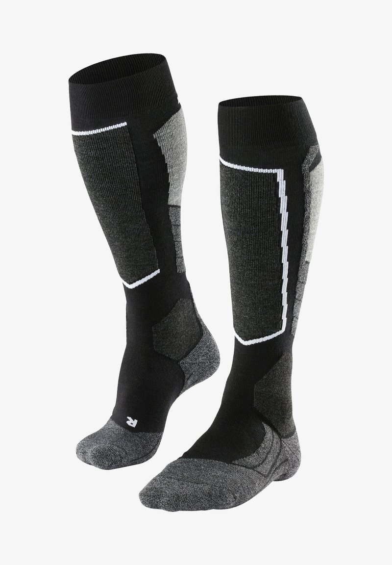 FALKE INTERMEDIATE - Kniestrümpfe - black mix