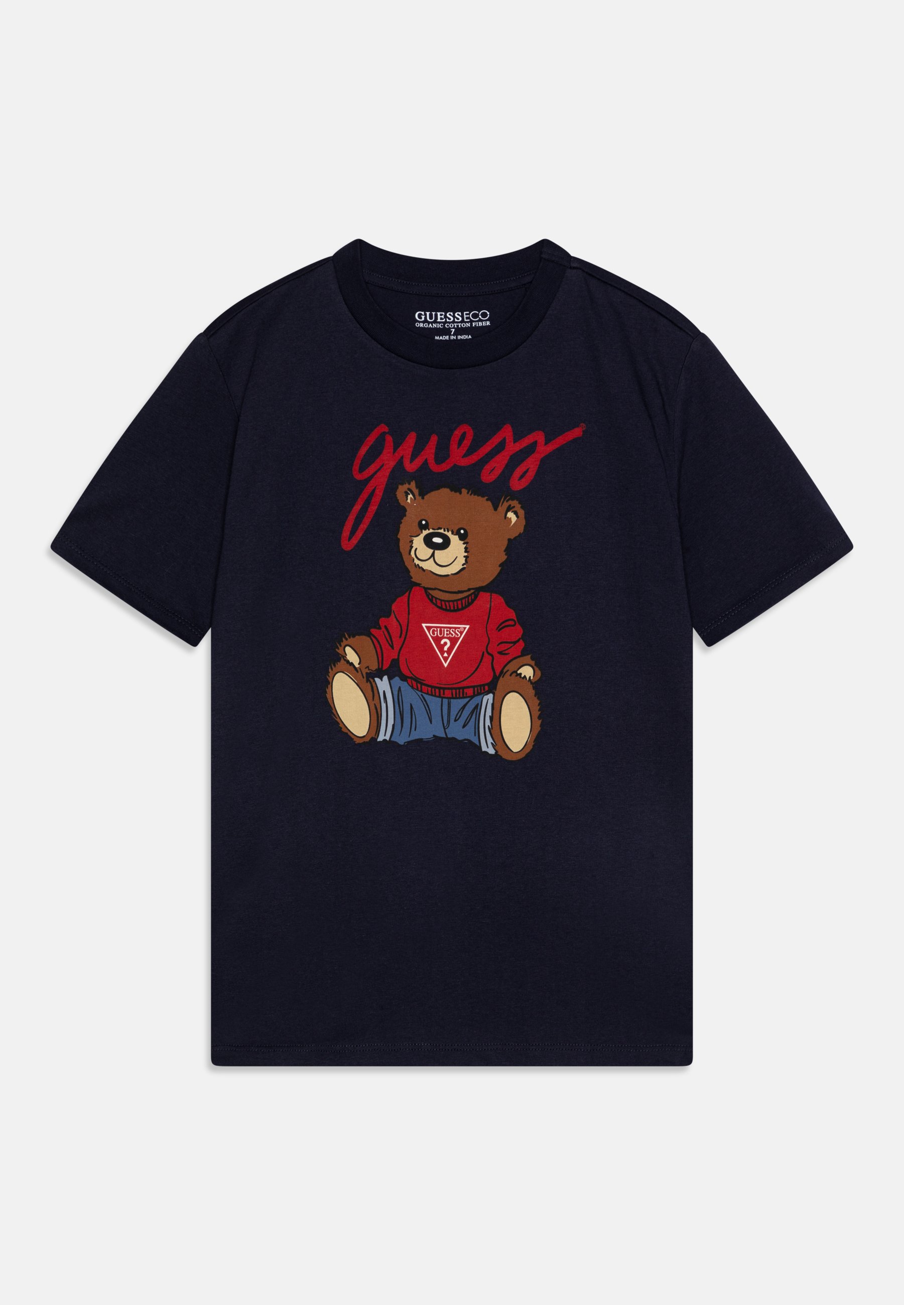 Guess JUNIOR BEAR UNISEX Camiseta estampada smart blue/azul