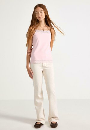Lindex, LINDEX TANK TOP WITH LACE LINDEX - Débardeur - light pink