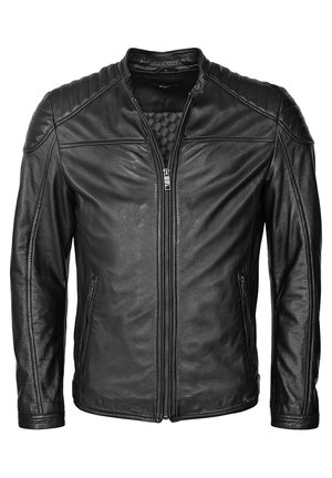 Maze, Veste en cuir - black